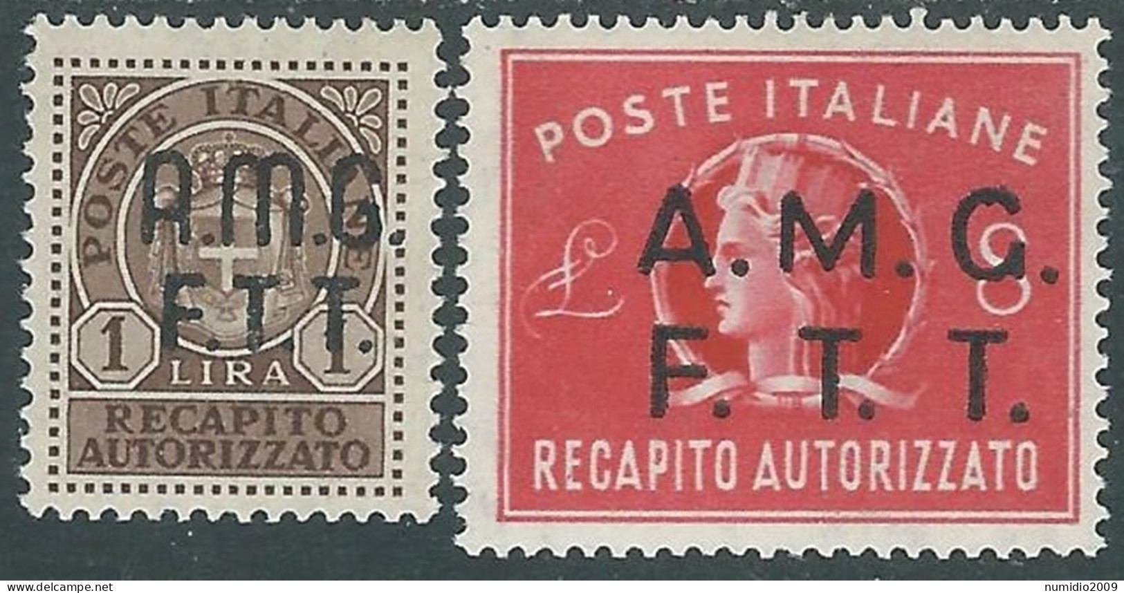 1947 TRIESTE A RECAPITO AUTORIZZATO MH * - RC29 - Posta Espresso