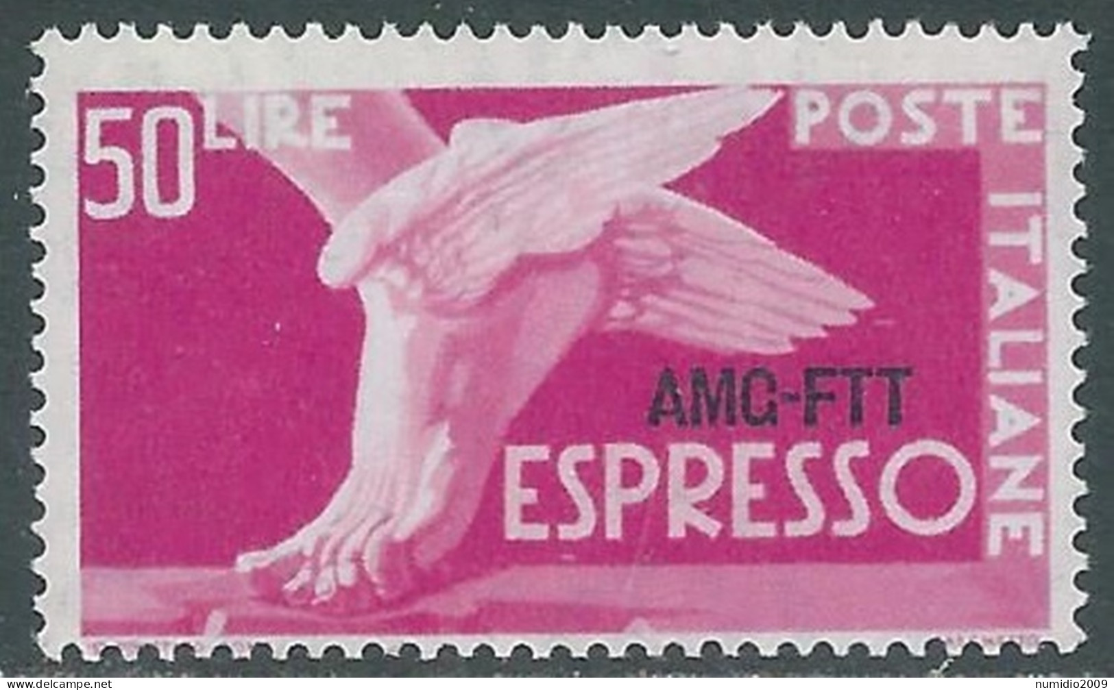 1952 TRIESTE A ESPRESSO 50 LIRE MNH ** - RC31-8 - Exprespost