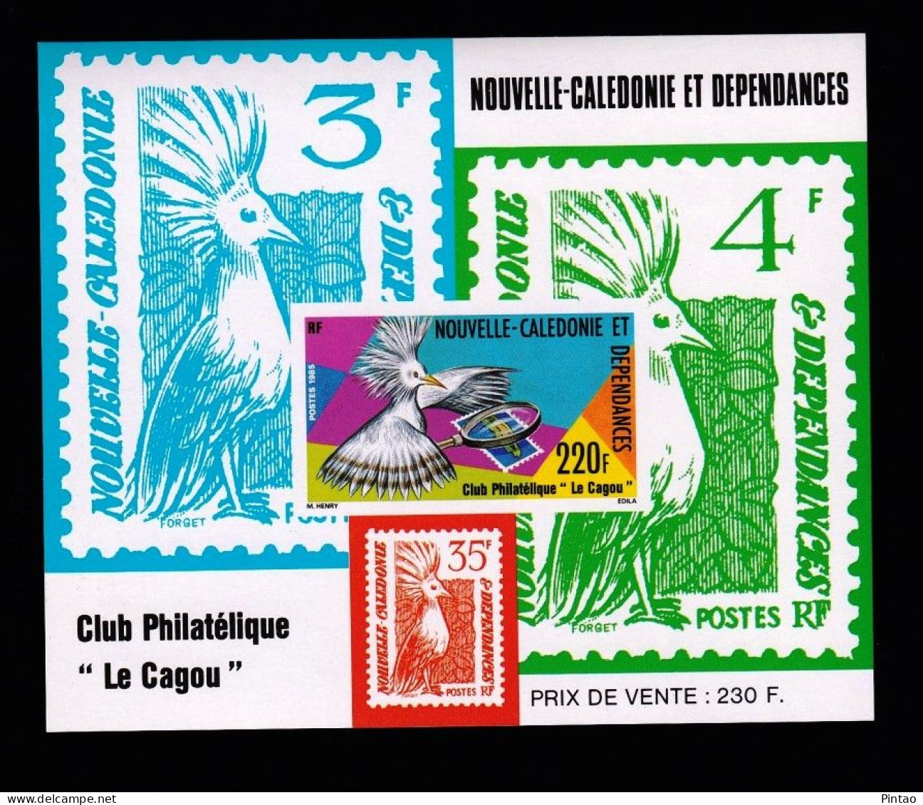 SSCF981- NOVA CALEDÓNIA 1985_ MNH (FILATELIA) - Blocks & Sheetlets