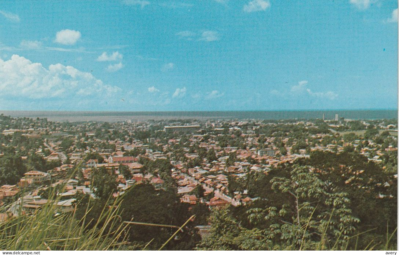 Trinidad, W. I. Overall View Of The Capital Of Trinidad, Port Of Spain, Land Of The Calypso - Trinidad