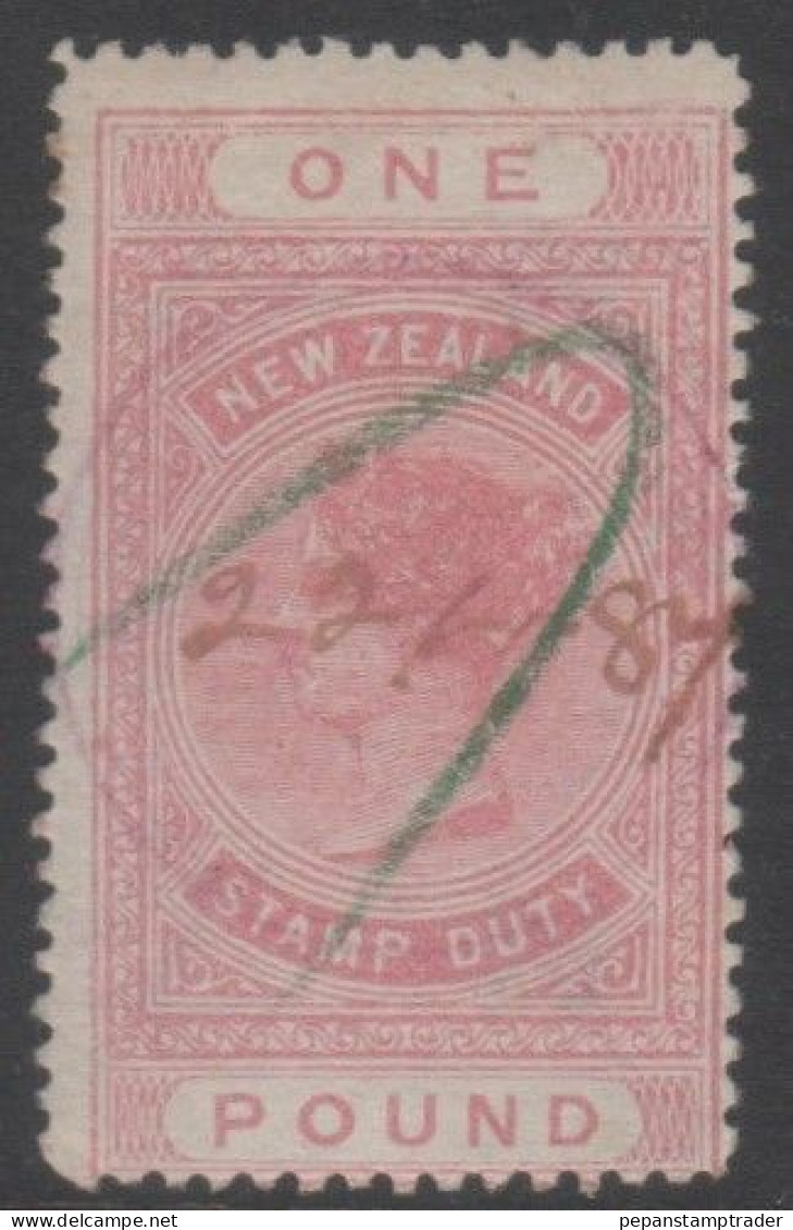New Zealand - #AR15 - Used Fiscal - Postal Fiscal Stamps