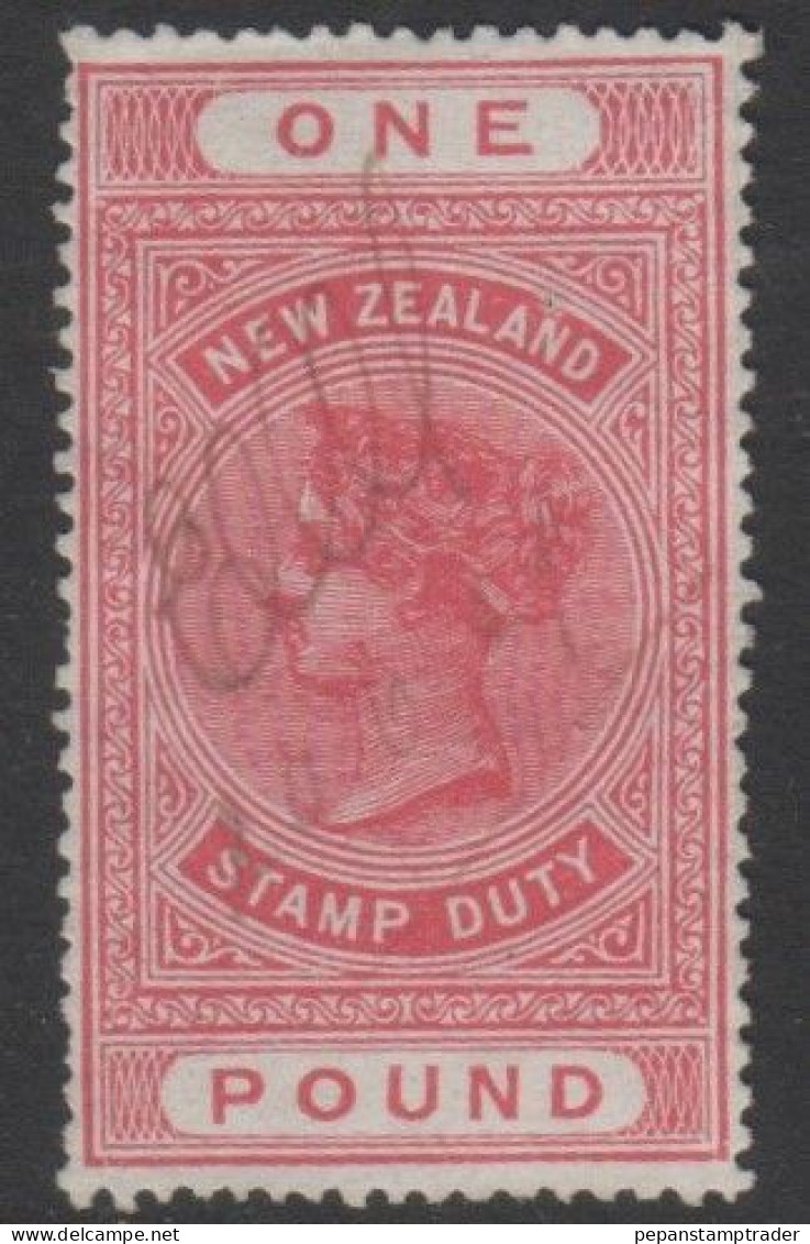 New Zealand - #AR44 - Used Fiscal - Postal Fiscal Stamps
