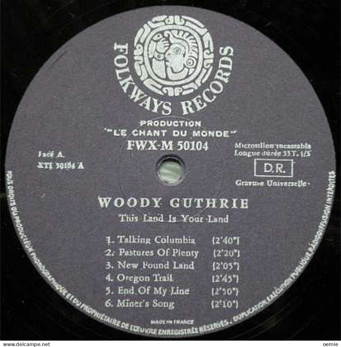 WOODY GUTHRIE  THIS LAND IS YOUR LAND - Country En Folk