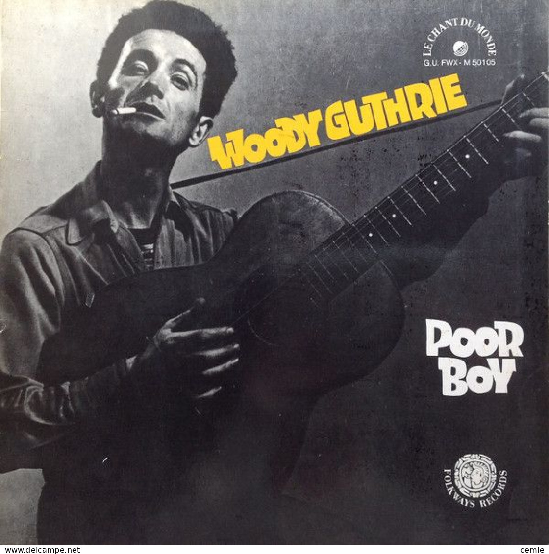 WOODY GUTHRIE  POOR BOY - Country Et Folk