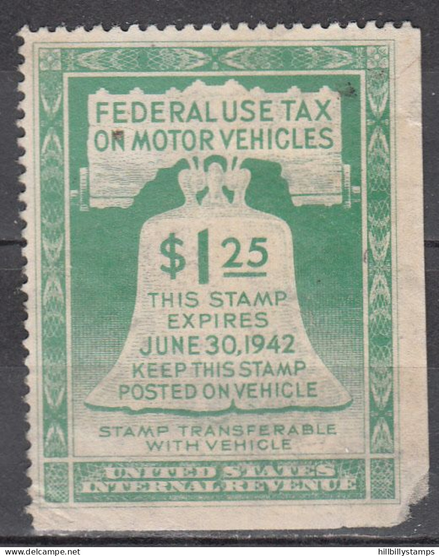 UNITED STATES  SCOTT NO RV3  USED  YEAR  1942 - Revenues
