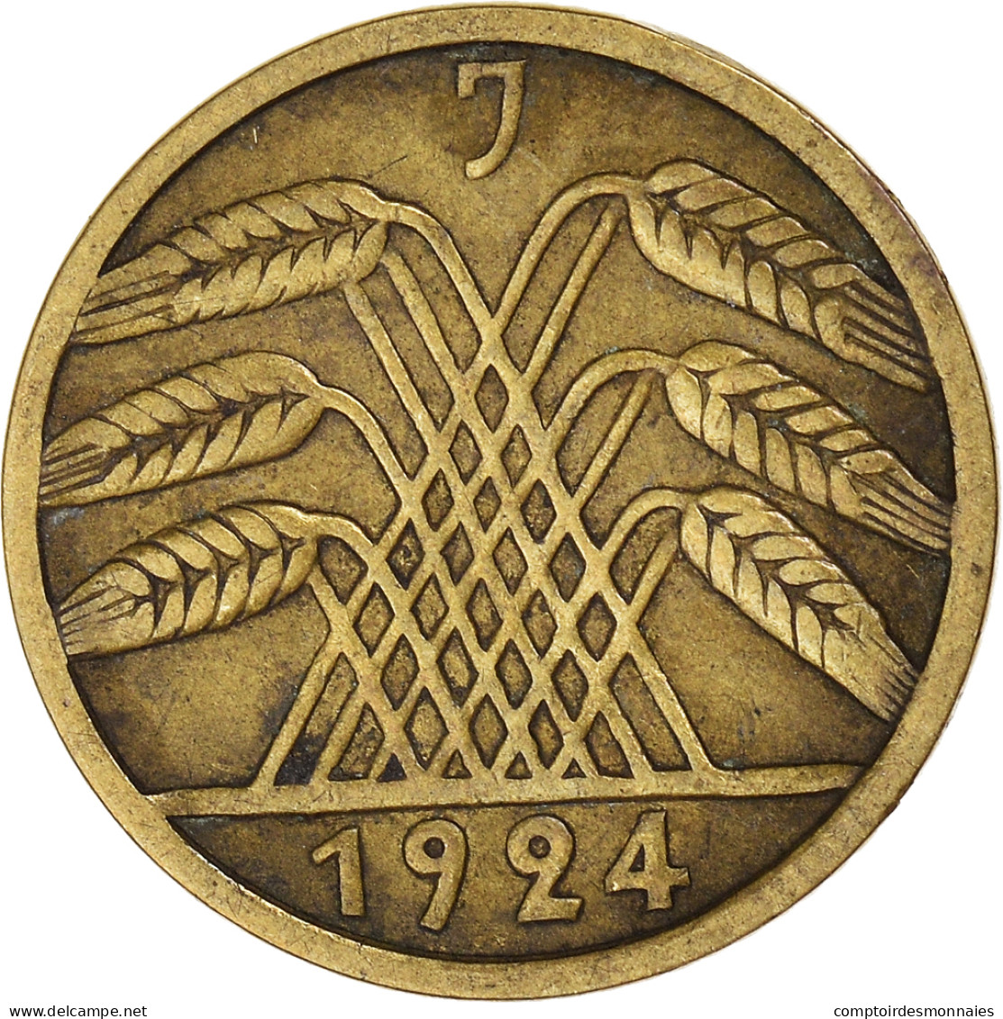 Monnaie, Allemagne, 5 Reichspfennig, 1924 - 5 Rentenpfennig & 5 Reichspfennig