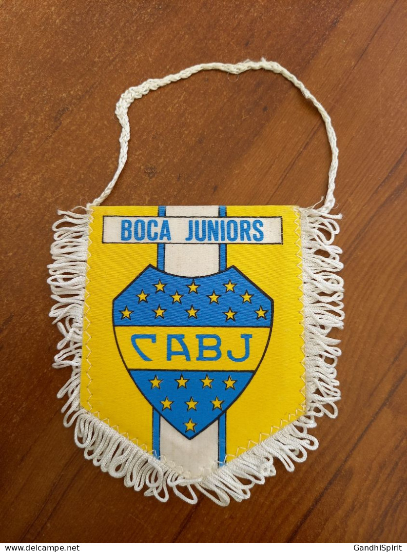 Fanion Football Boca Juniors CABJ - Vintage - Habillement, Souvenirs & Autres