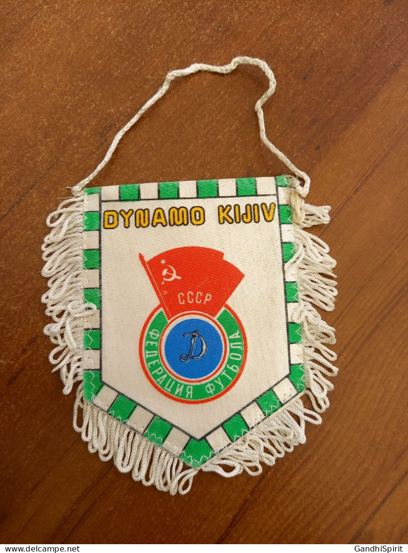 Fanion Football Dynamo Kijiv CCCP - Dynamo Kiev, Ukraine - Vintage - Uniformes Recordatorios & Misc