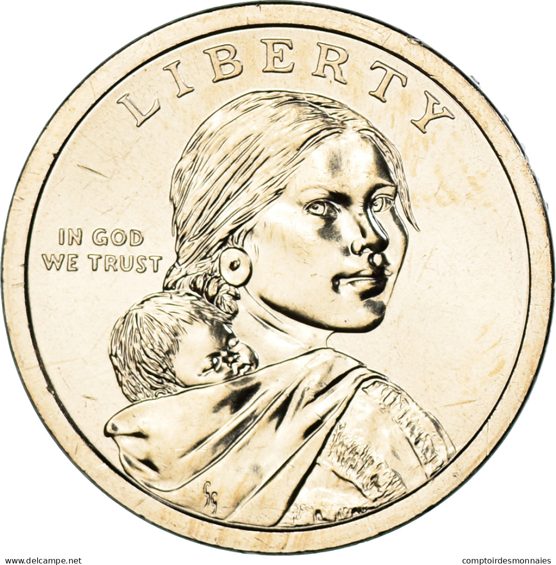 Monnaie, États-Unis, Dollar, 2023, Denver, Native American Dollar" American - Commemoratifs