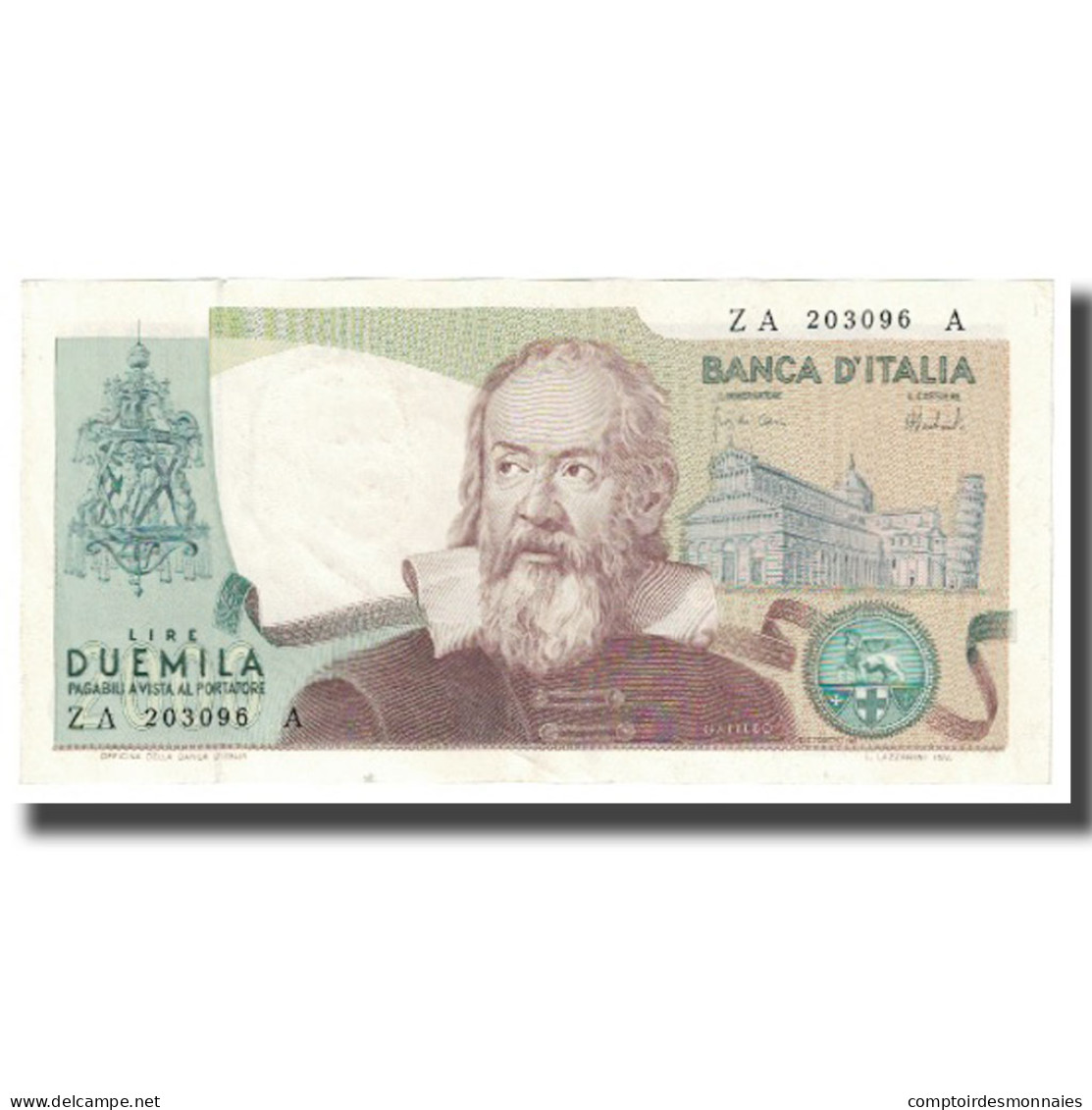 Billet, Italie, 2000 Lire, KM:103a, SPL - 2000 Liras