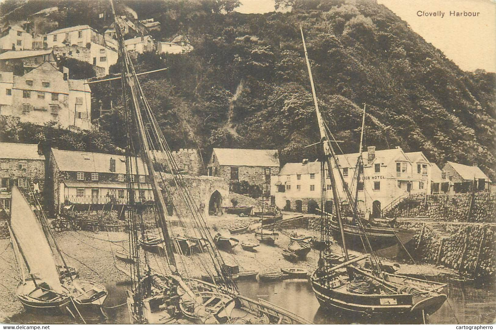 England Clovelly Harbour - Clovelly