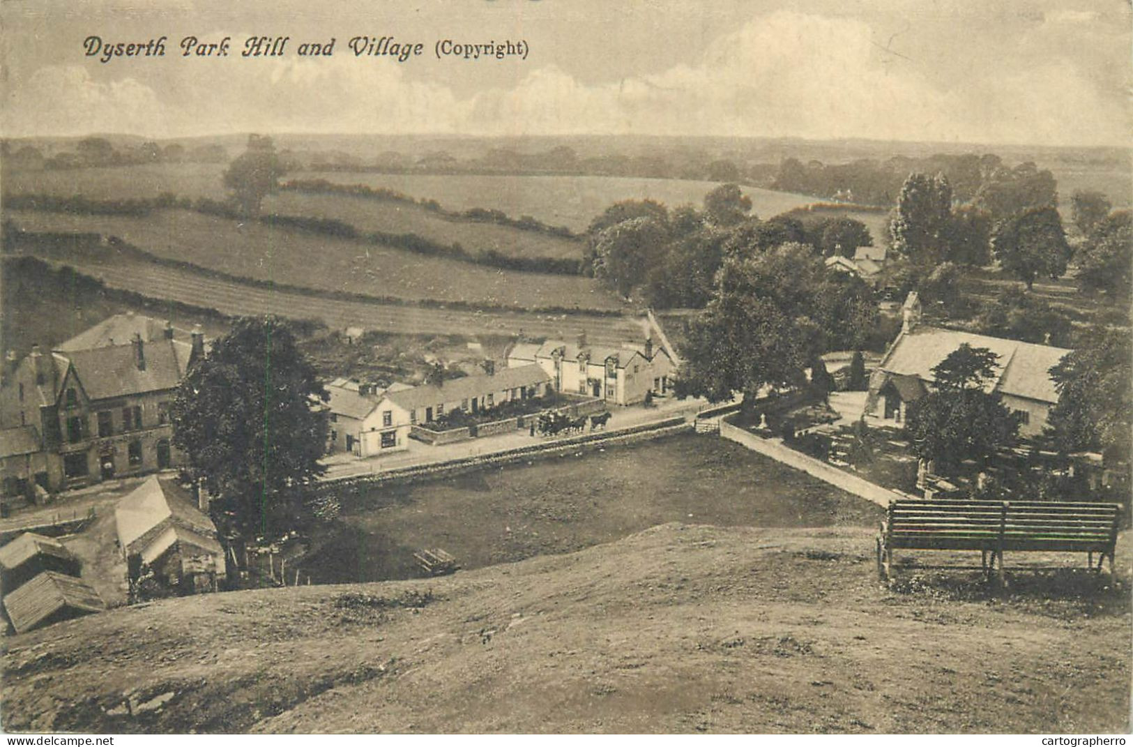 Wales Dyserth Park Hill & And Village - Denbighshire