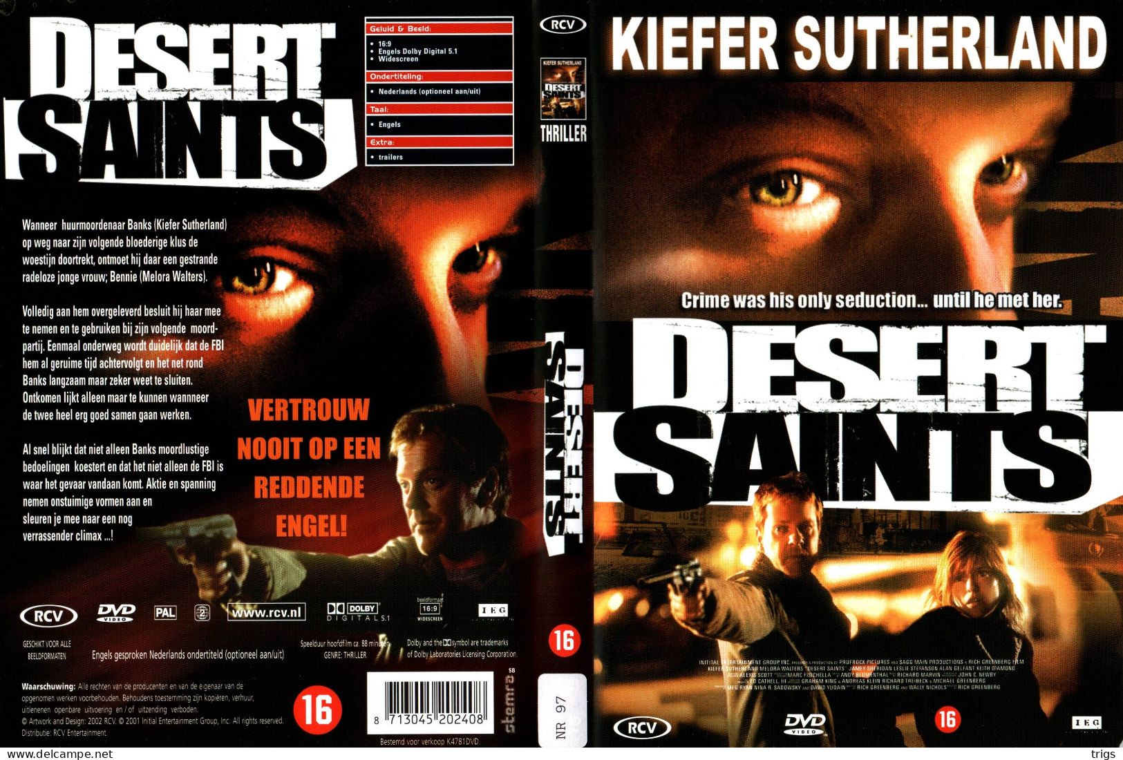 DVD - Desert Saints - Policiers