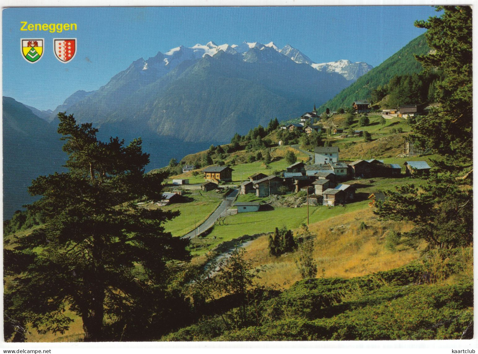 Zeneggen, 1371 M.  (Wallis) - G. Vispertal - Balfrin Und Mischabel - (Schweiz/Suisse) - 1984 - Zeneggen