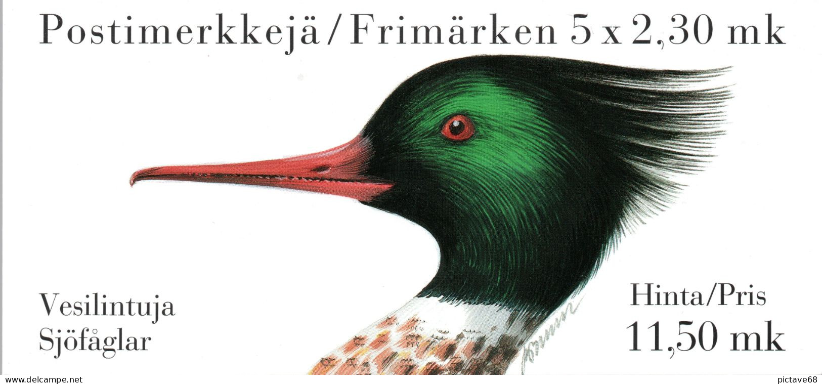 FINLANDE-SUOMI / CARNET N° C1189 SERIE OISEAUX - Postzegelboekjes