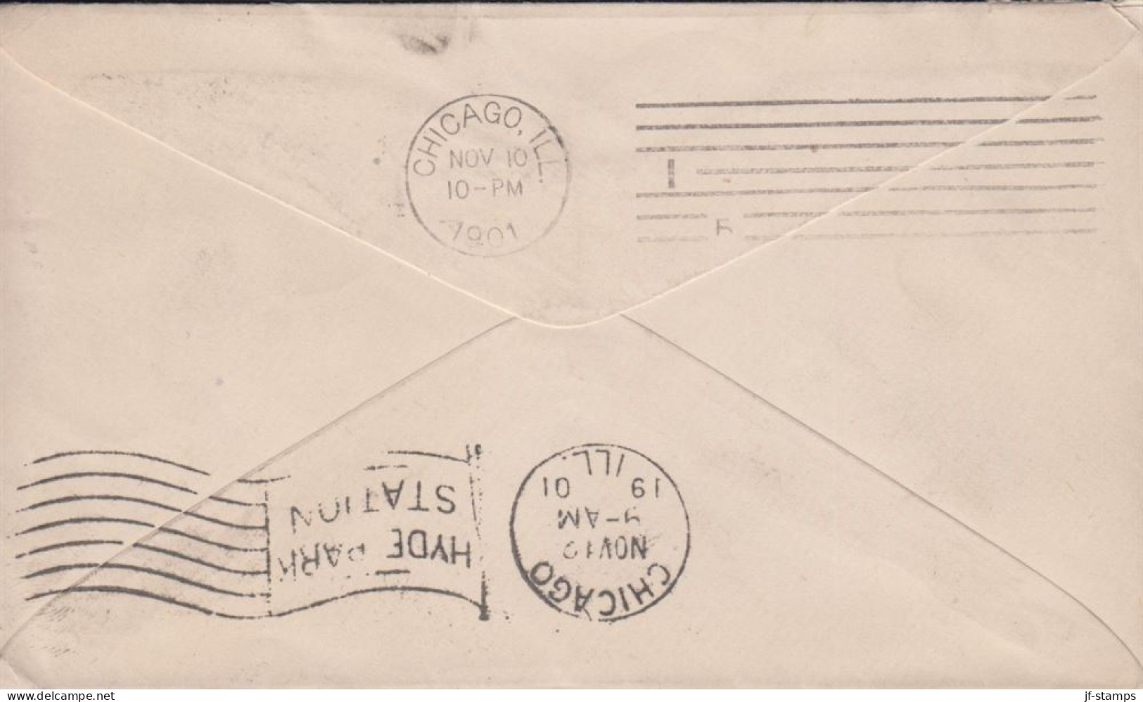 1901. CANADA, Victoria. 1 CENT In Pair On Readressed Cover To USA Cancelled LOK.. ONT NO 9 01 ... (Michel 63) - JF439373 - Brieven En Documenten