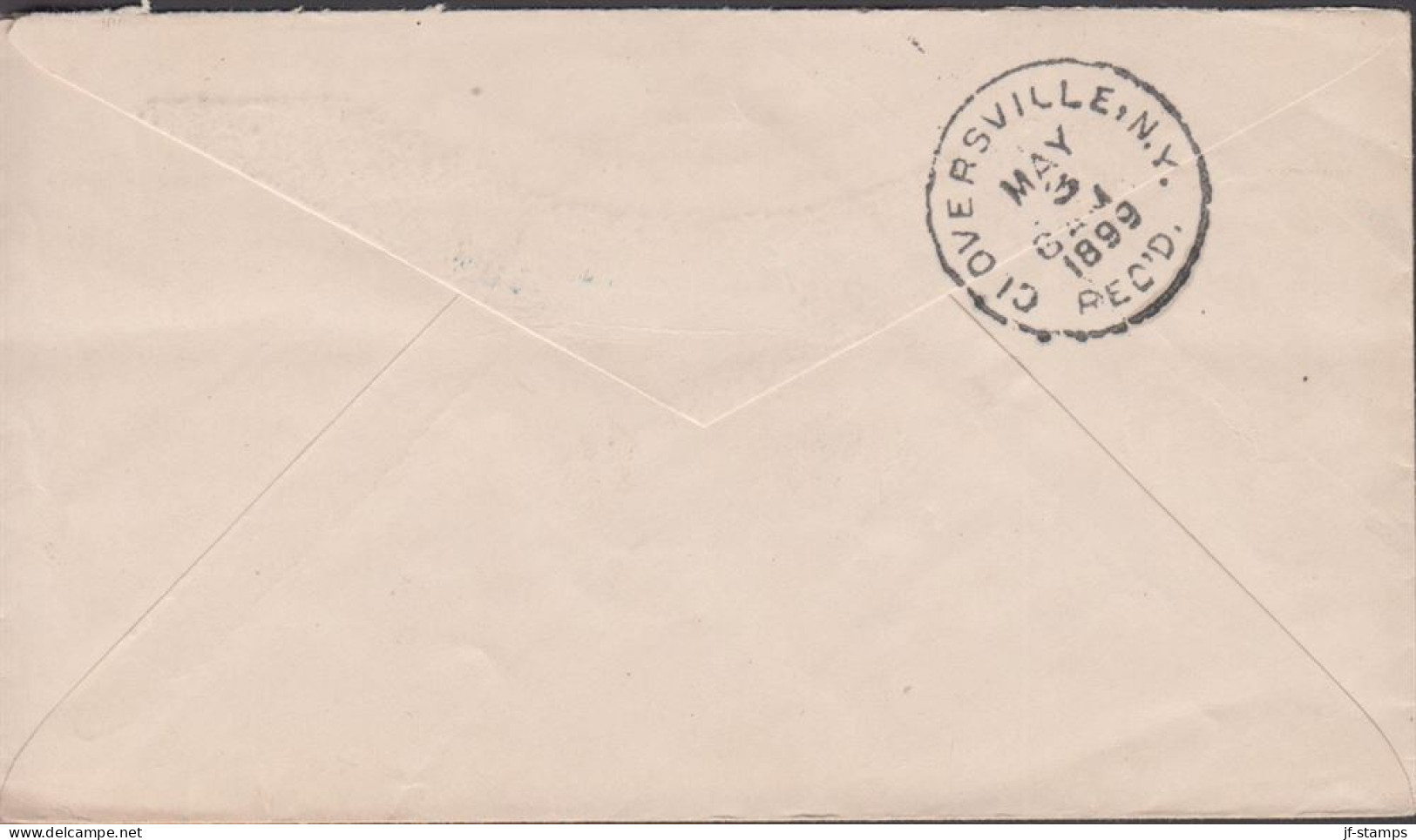 1899. CANADA, Victoria. 2 CENTS On Cover To Cloversville, USA Cancelled WINNIPIG 7 AP 29 99 CA... (Michel 64) - JF439376 - Lettres & Documents