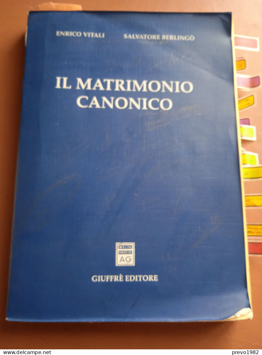 Il Matrimonio Canonico - E. Vitali S. Berlingó - Ed. Giuffrè - Société, Politique, économie