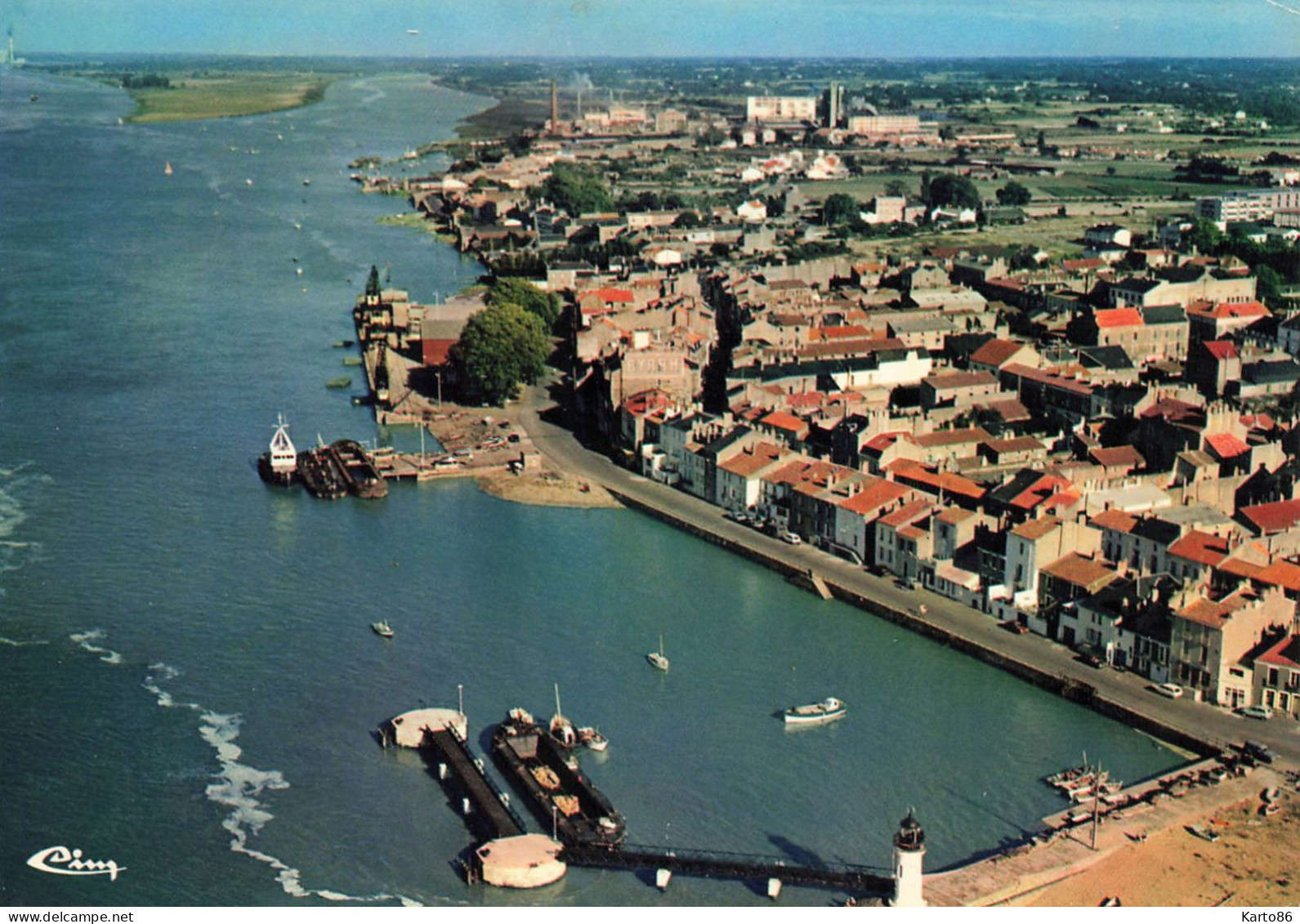 Paimboeuf * Vue Générale Aérienne - Paimboeuf