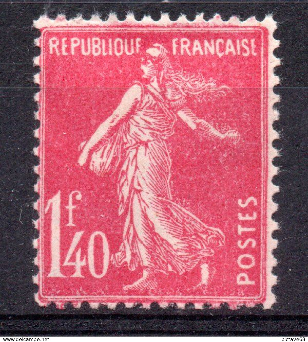 FRANCE / SEMEUSE CAMEE N° 196 - 1f 40c ROSE NEUF * * - 1906-38 Semeuse Con Cameo