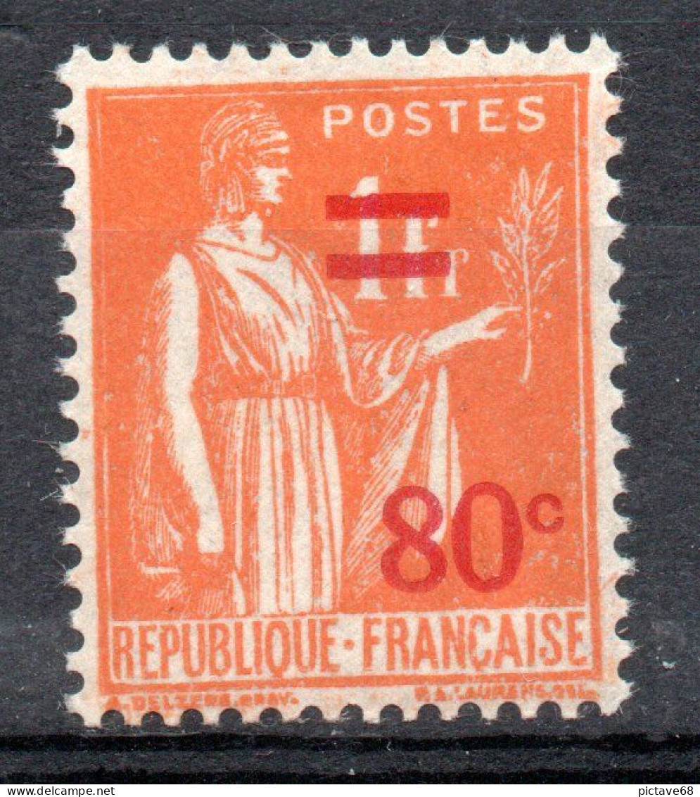 FRANCE / TYPE PAIX N° 359-80c Sur 1f,00 ORANGE NEUF * * - 1932-39 Paix