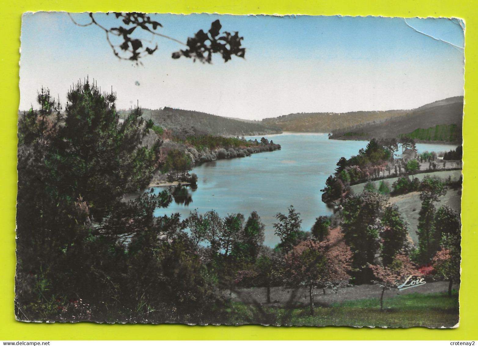 22 CAUREL N°6826 Vue Générale Sur Le Lac De Guerlédan VOIR DOS En 1959 - Caurel