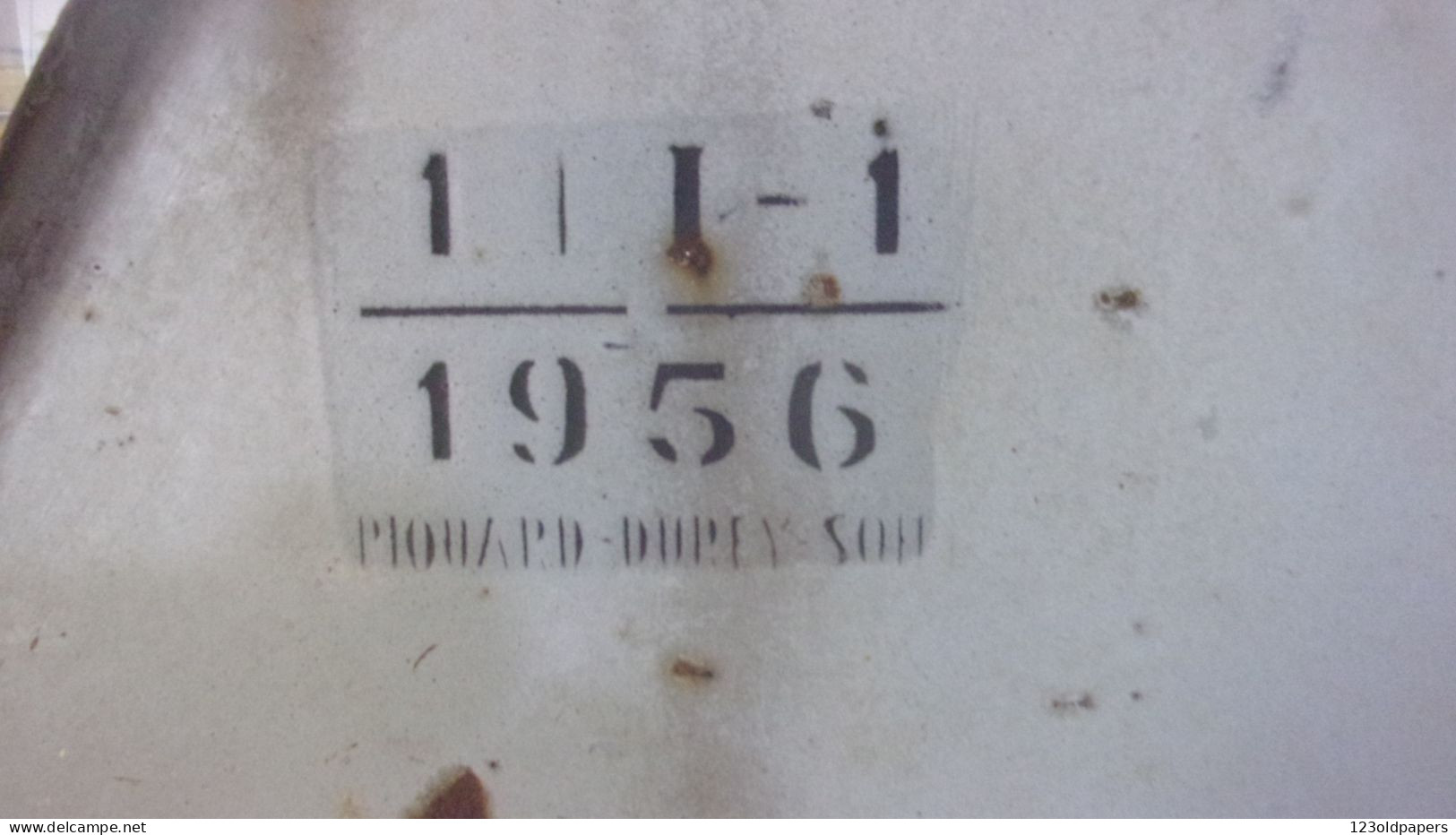 1956 Ancien Panneau Triangulaire De Signalisation Sortie D'école Enfants - Automobil