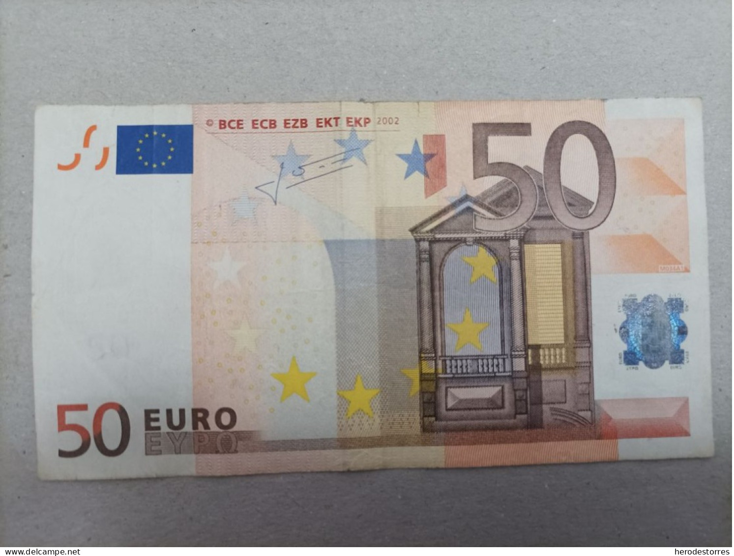 50 EURO SPAIN(V) M034A1,first Position, TRICHET, Very Scarce - 50 Euro