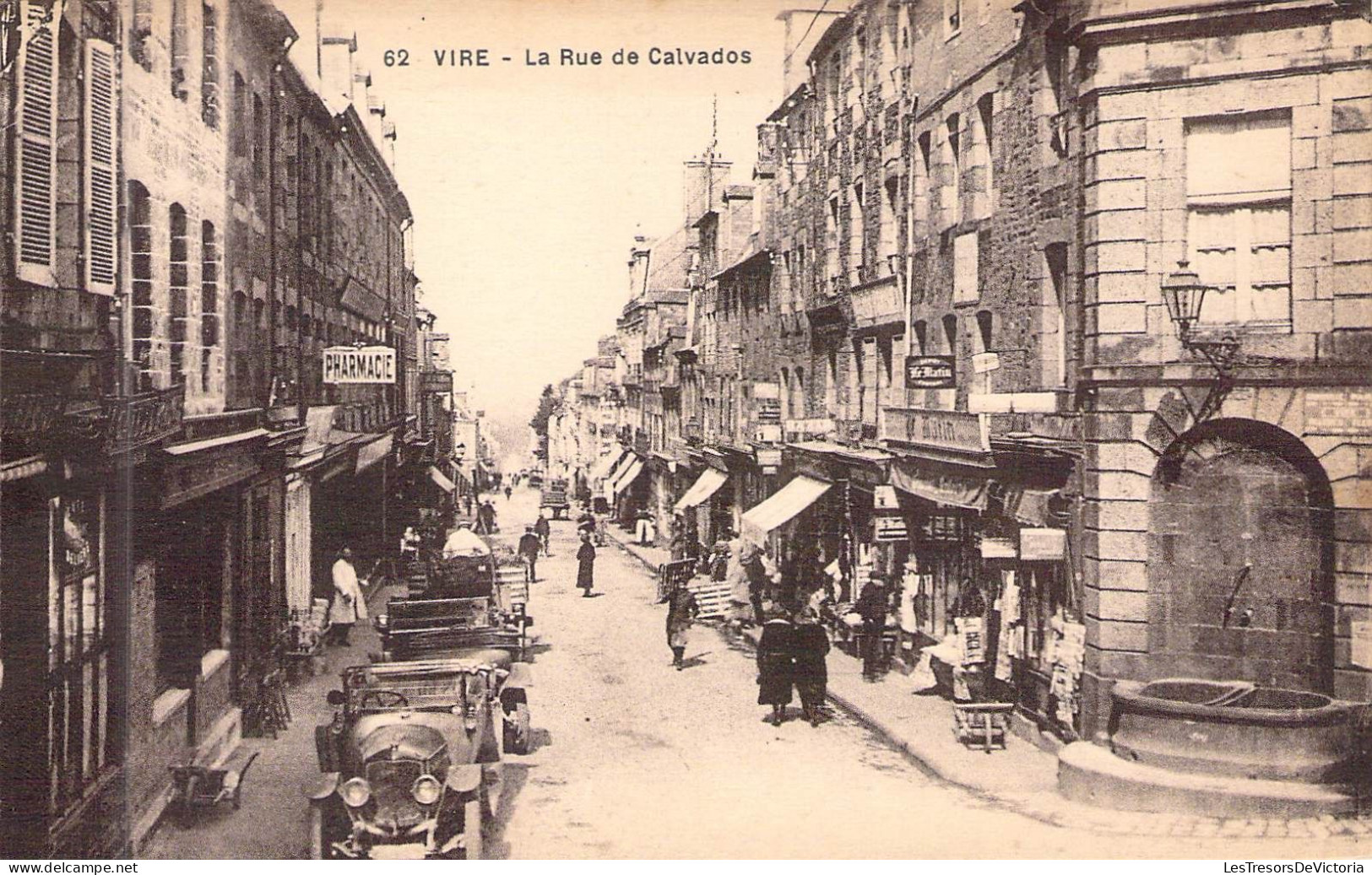 FRANCE - 14 - VIRE - La Rue De Calvados - Editions H Ermice - Carte Postale Ancienne - Vire