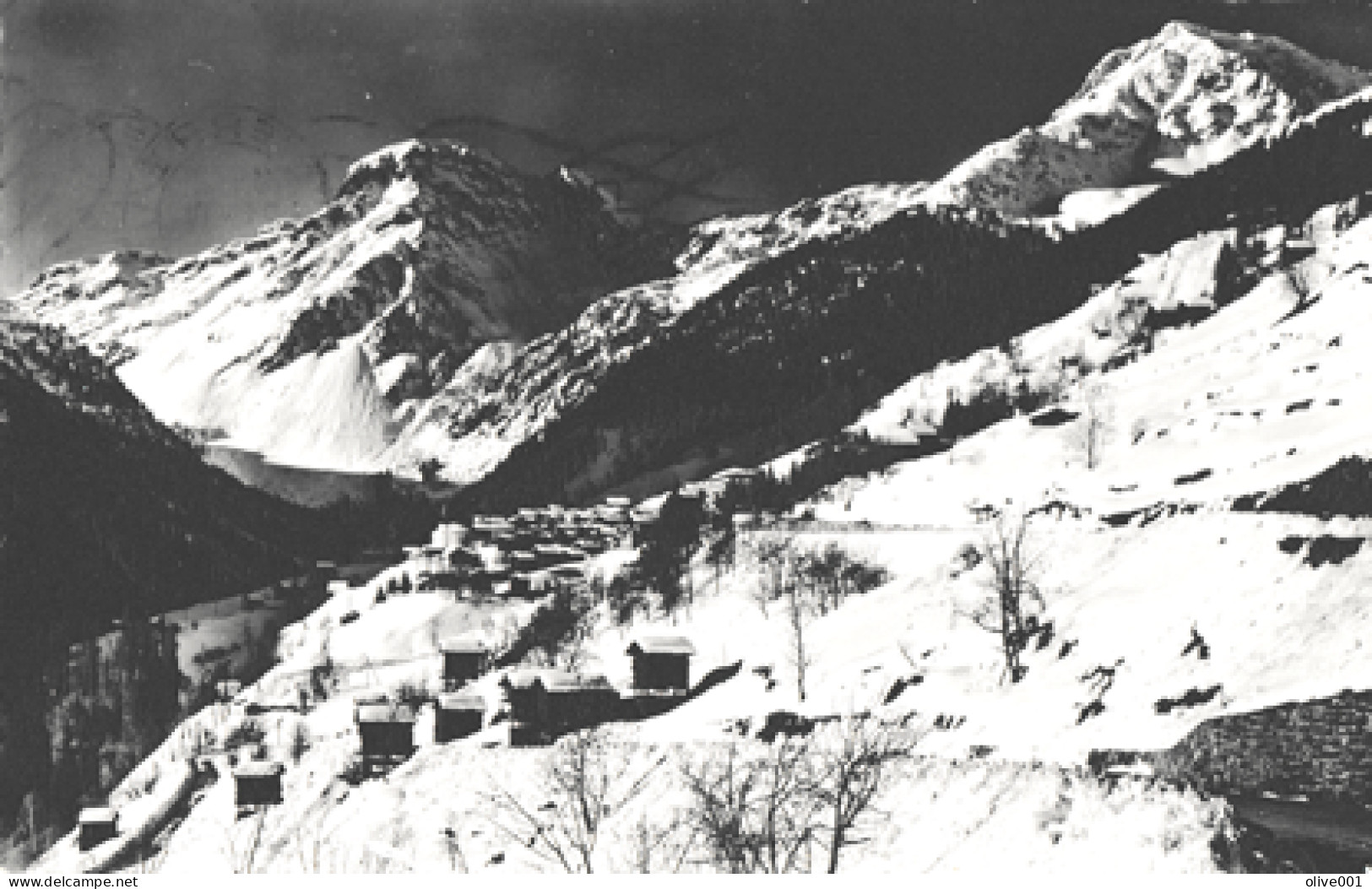 Valais - Grimentz - Vue Sur Les Becs De Bosson - Alpes Valaisannes - Voyagée Le 11/12/1962 Pour Dijon France - Grimentz