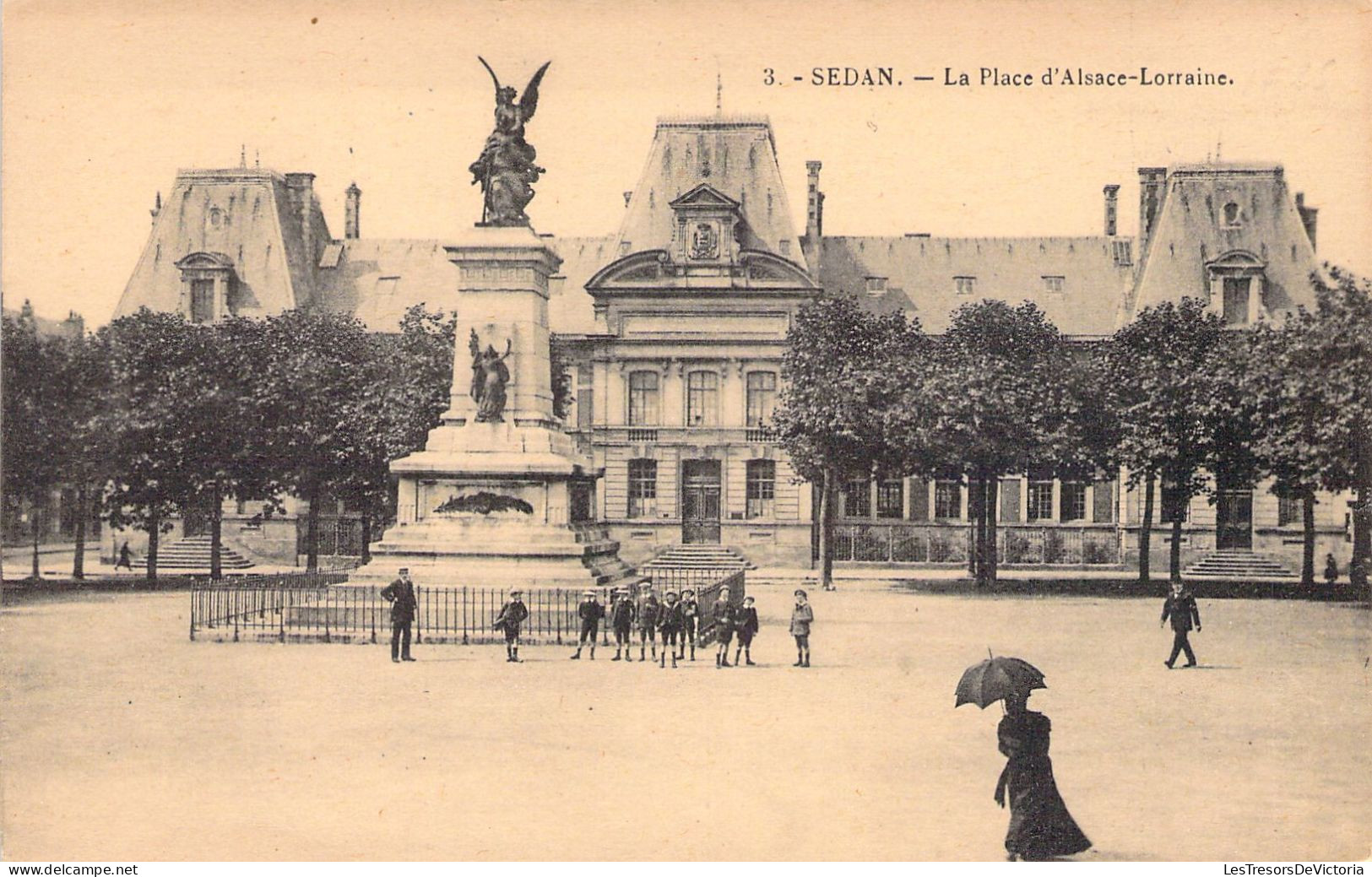 FRANCE - 08 - SEDAN - Place D'Alsace Lorraine - Carte Postale Ancienne - Sedan