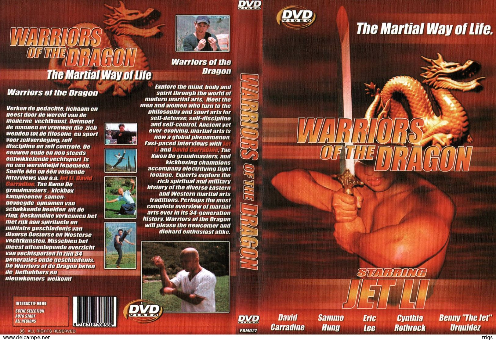 DVD - Warriors Of The Dragon: The Martial Way Of Life - Documentari