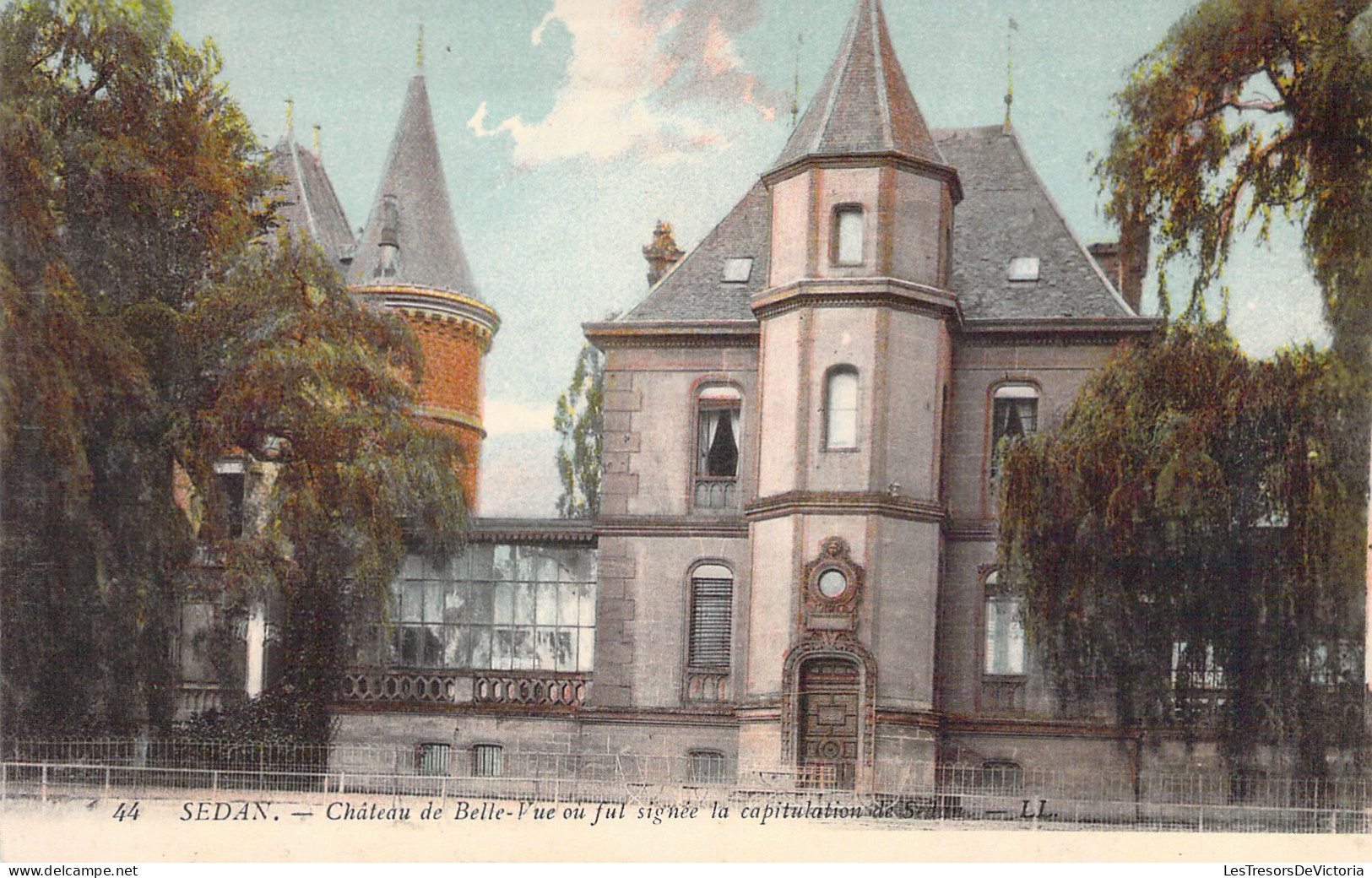 FRANCE - 08 - SEDAN - Chteau De Belle Vue Ou Fut Signée La Capitulation - Carte Postale Ancienne - Sedan