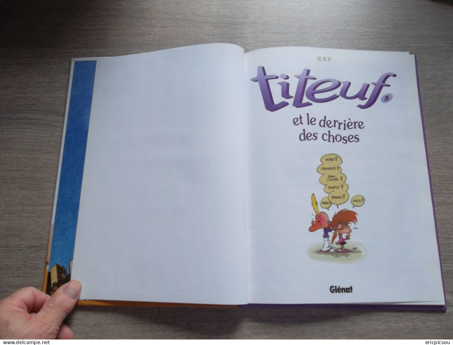 TITEUF " Et Le Derrière Des Choses "  N5 1996 - Titeuf