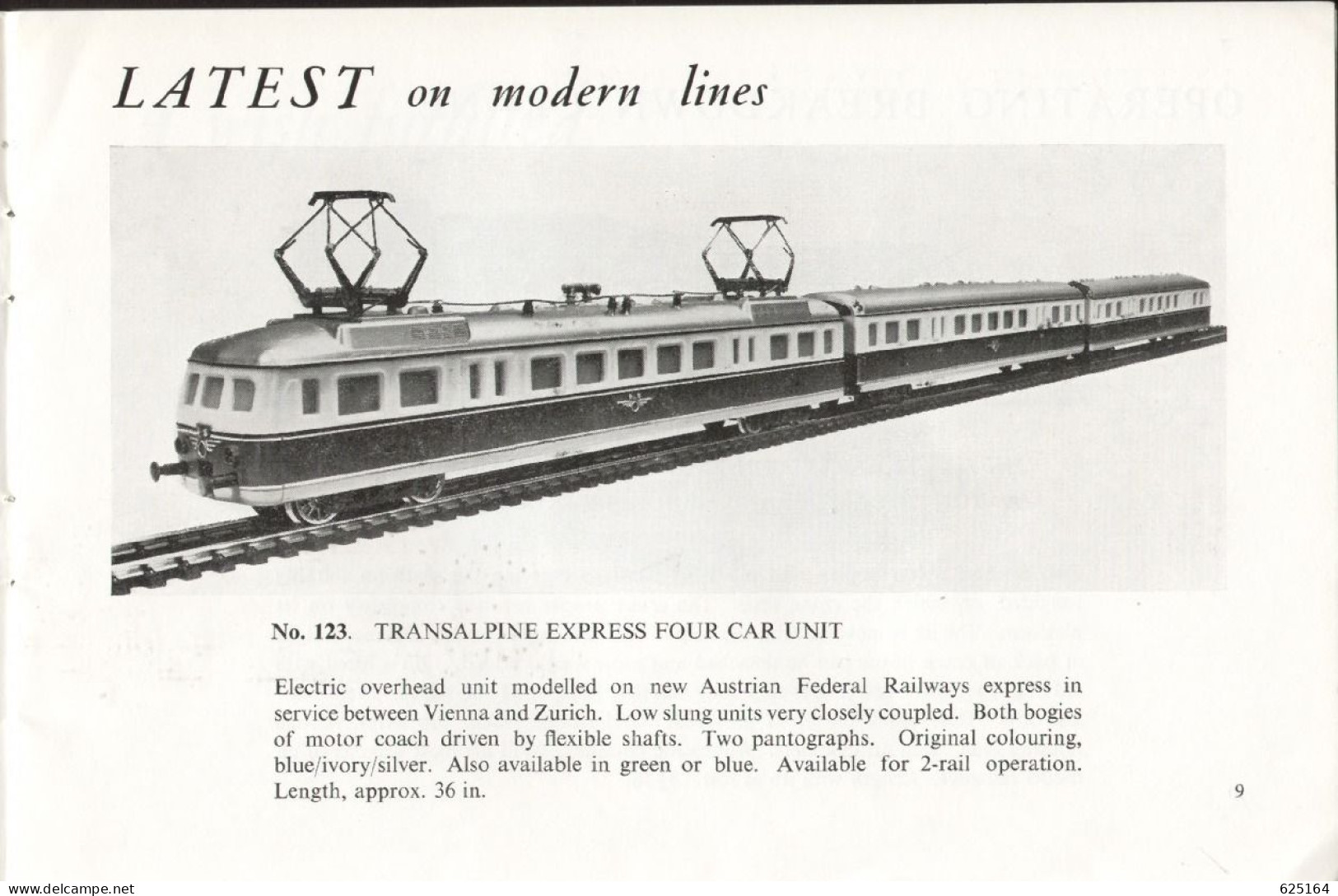 Catalogue LILIPUT 1959 Scale Model Railways Englisch Ausgabe - Inglés