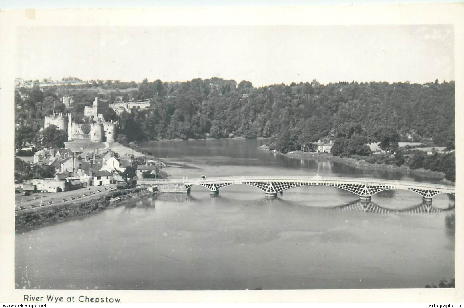 Wales Chepstow Bridge Over River Wye - Monmouthshire