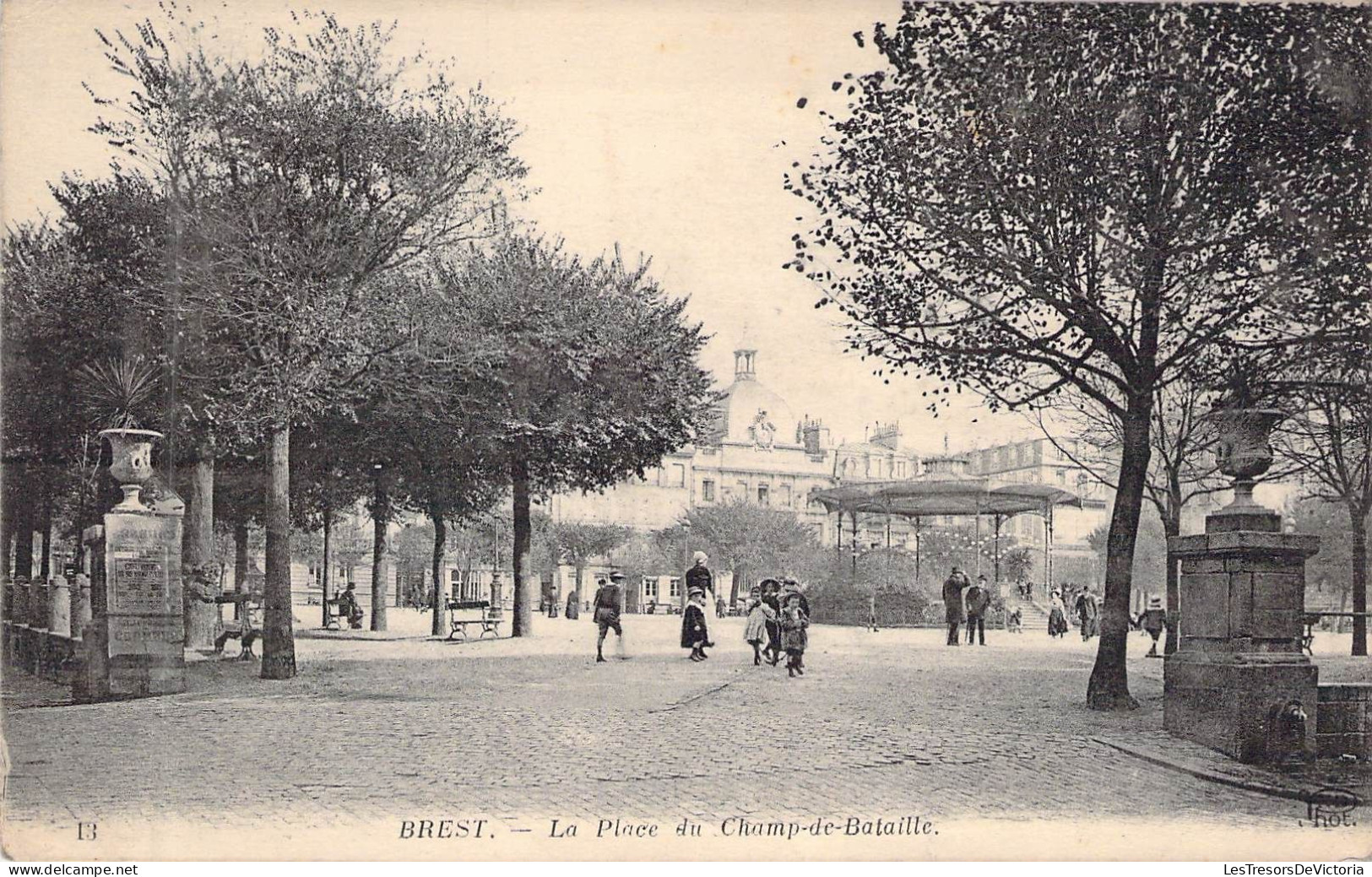 FRANCE - 29 - BREST - La Place Du Champ De Bataille - Carte Postale Ancienne - Brest