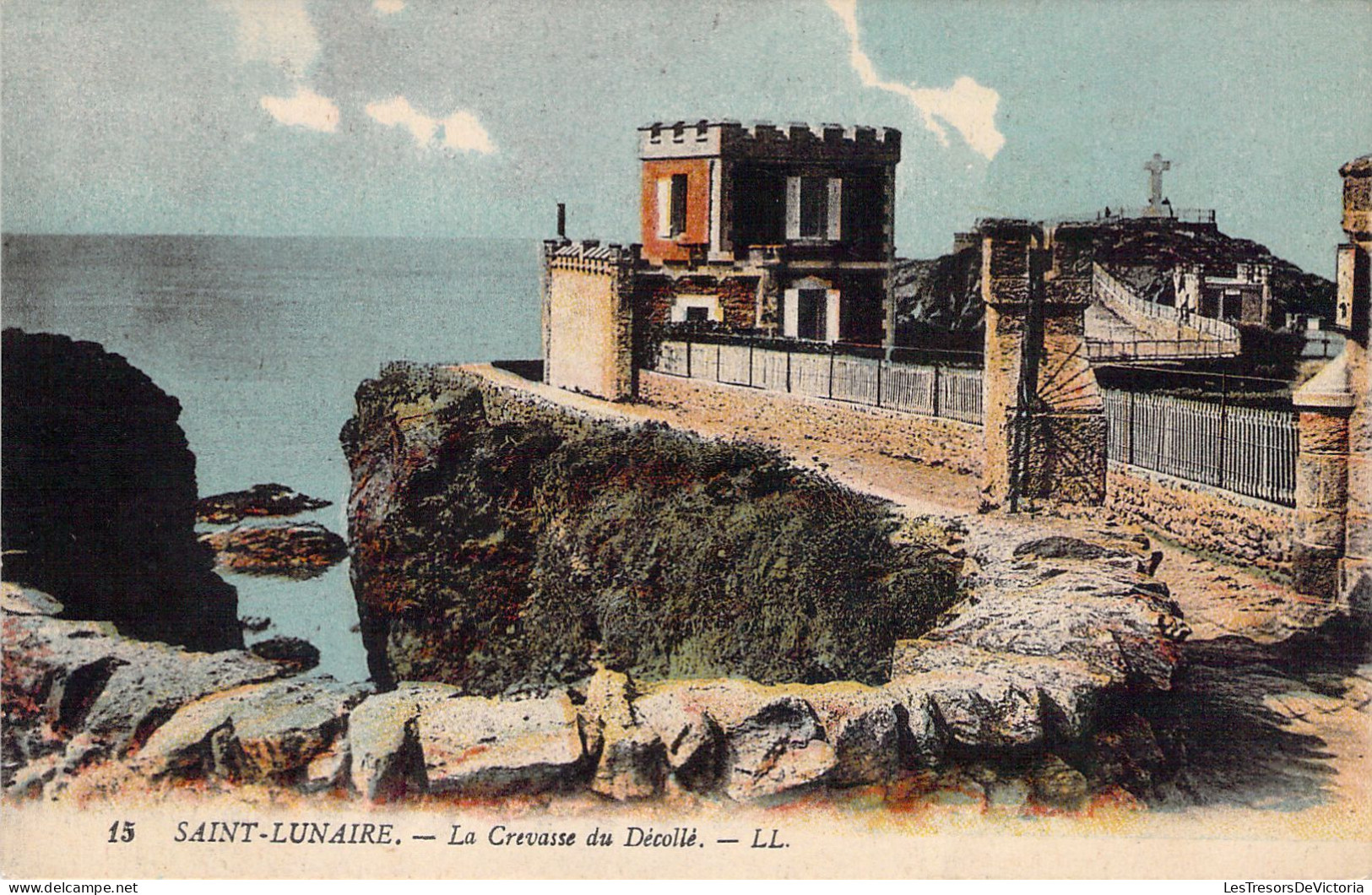 FRANCE - 35 - SAINT LUNAIRE - La Crevasse Du Décollé - Carte Postale Ancienne - Saint-Lunaire