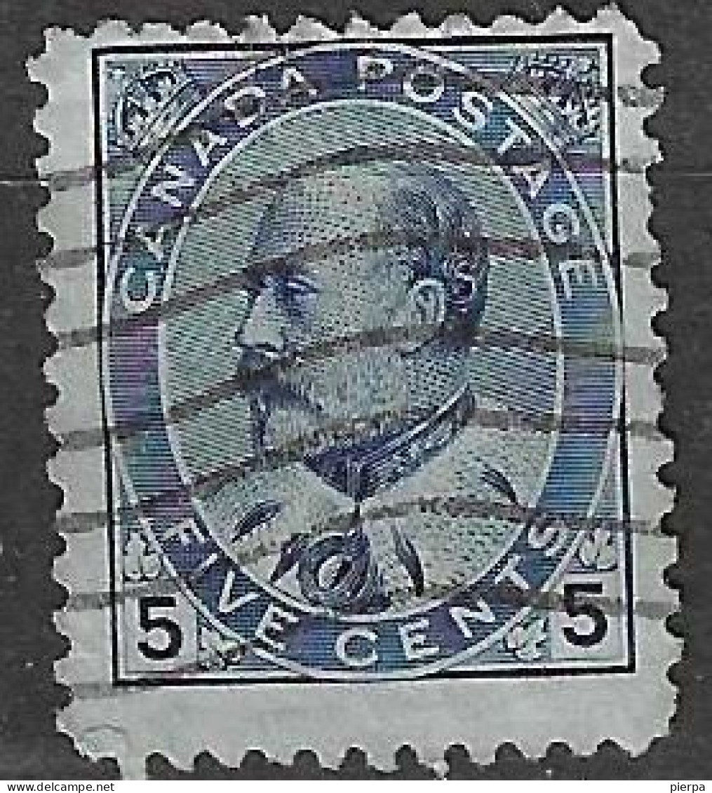 CANADA - 1903- EDOARDO VII - CENT. 5 - USATO (YVERT 80 - MICHEL 79) - Used Stamps