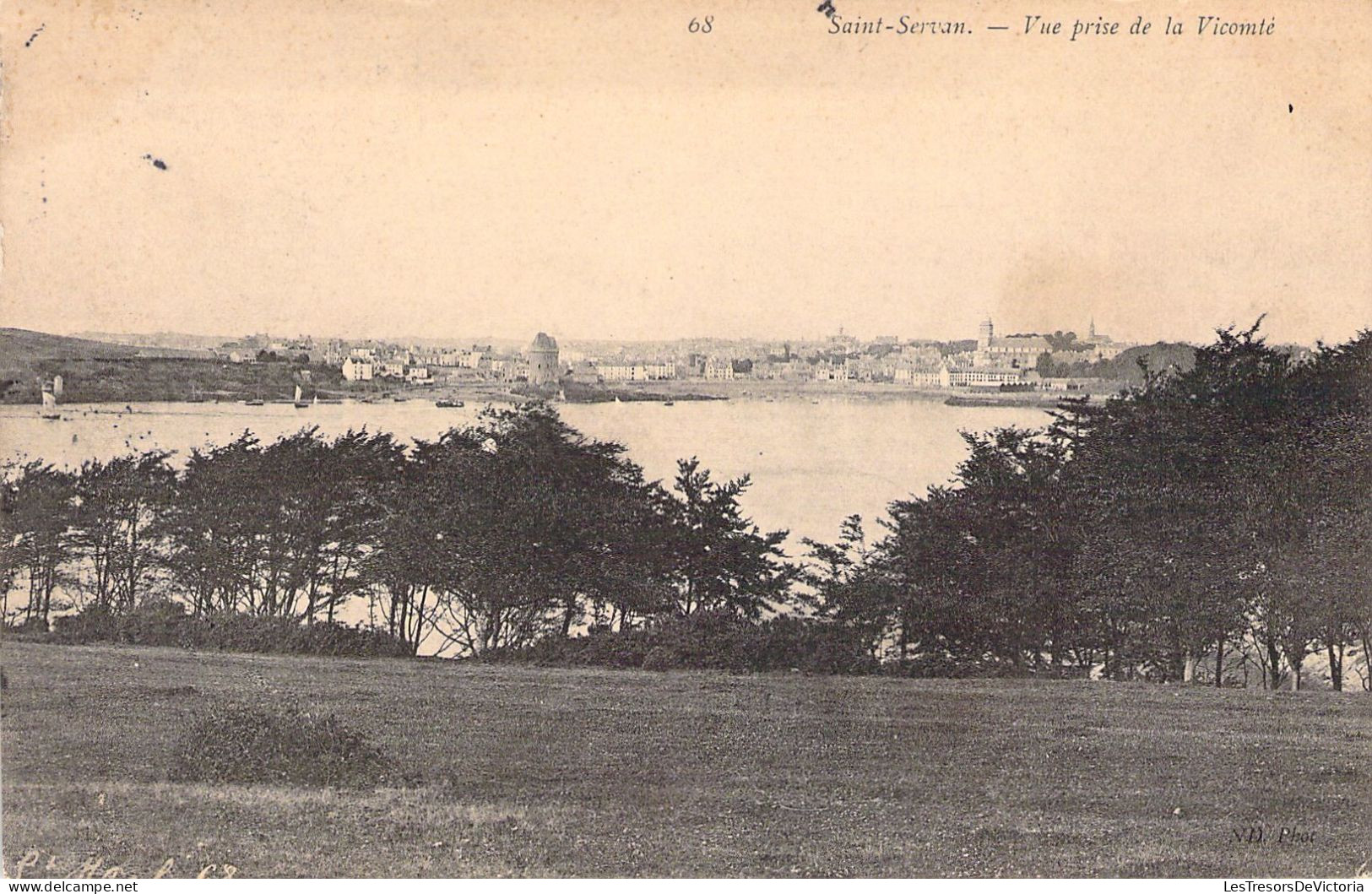 FRANCE - 35 - SAINT SERVAN - Vue Prise De La Vicomté - Carte Postale Ancienne - Saint Servan