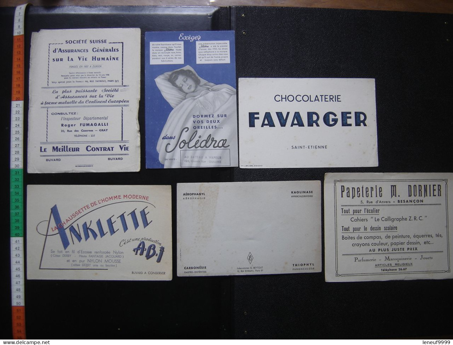 Lot 6 BUVARDS BUVARD Blotting Paper Löschpapier 吸取紙 промокательная бумага 吸墨纸 1 - Colecciones & Series