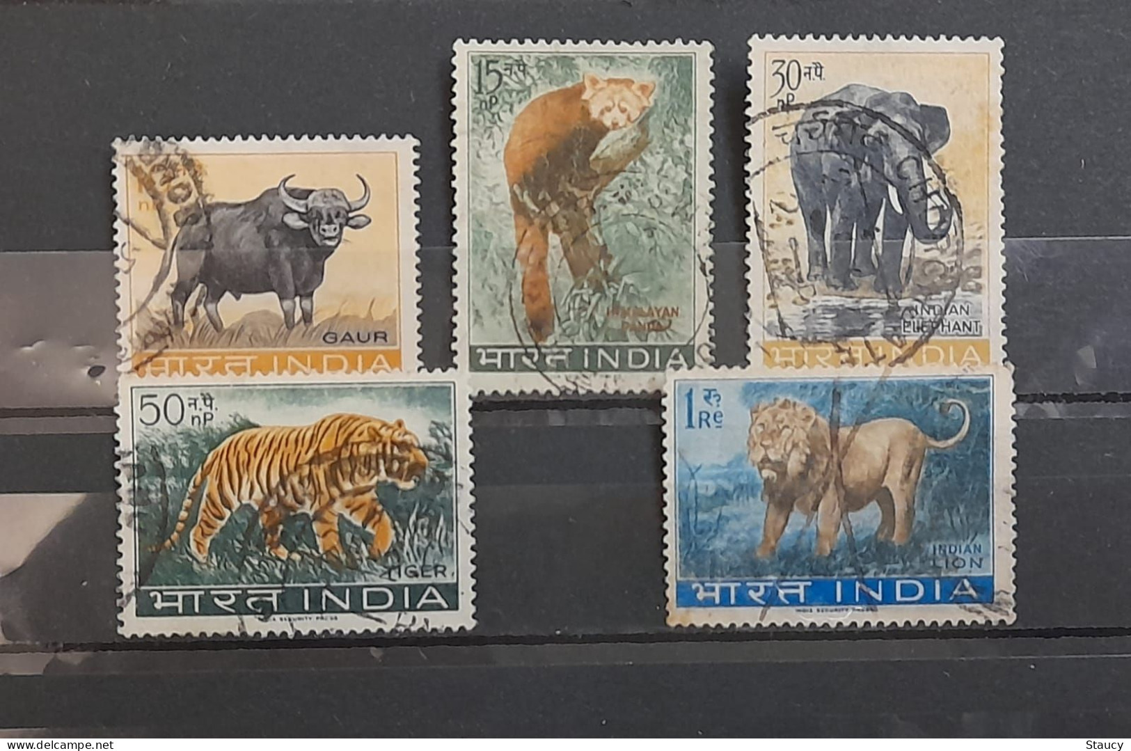 India 1963 ~ Wildlife Preservation - Fauna / Wild Animals Complete Set Of 5 Stamps USED (Cancellation Would Differ) - Gebraucht
