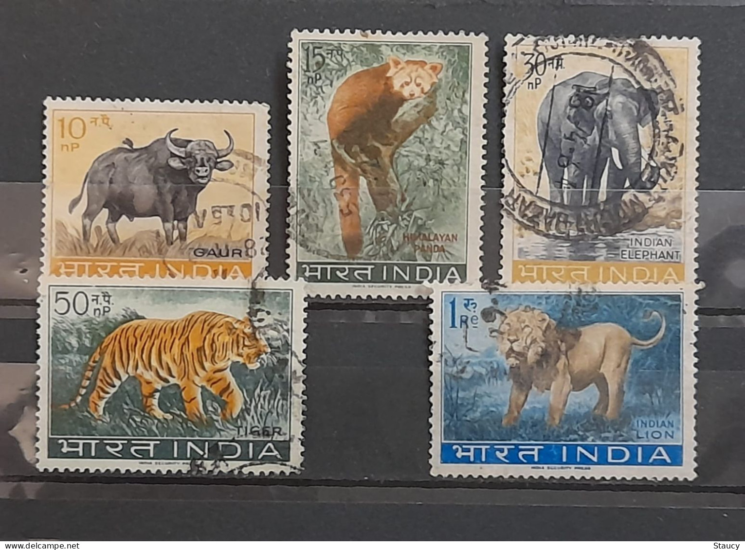 India 1963 ~ Wildlife Preservation - Fauna / Wild Animals Complete Set Of 5 Stamps USED (Cancellation Would Differ) - Gebraucht