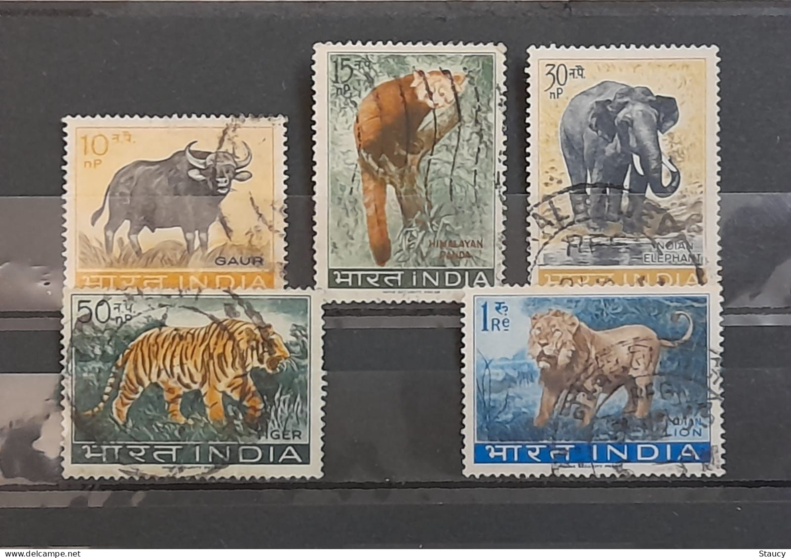 India 1963 ~ Wildlife Preservation - Fauna / Wild Animals Complete Set Of 5 Stamps USED (Cancellation Would Differ) - Gebraucht