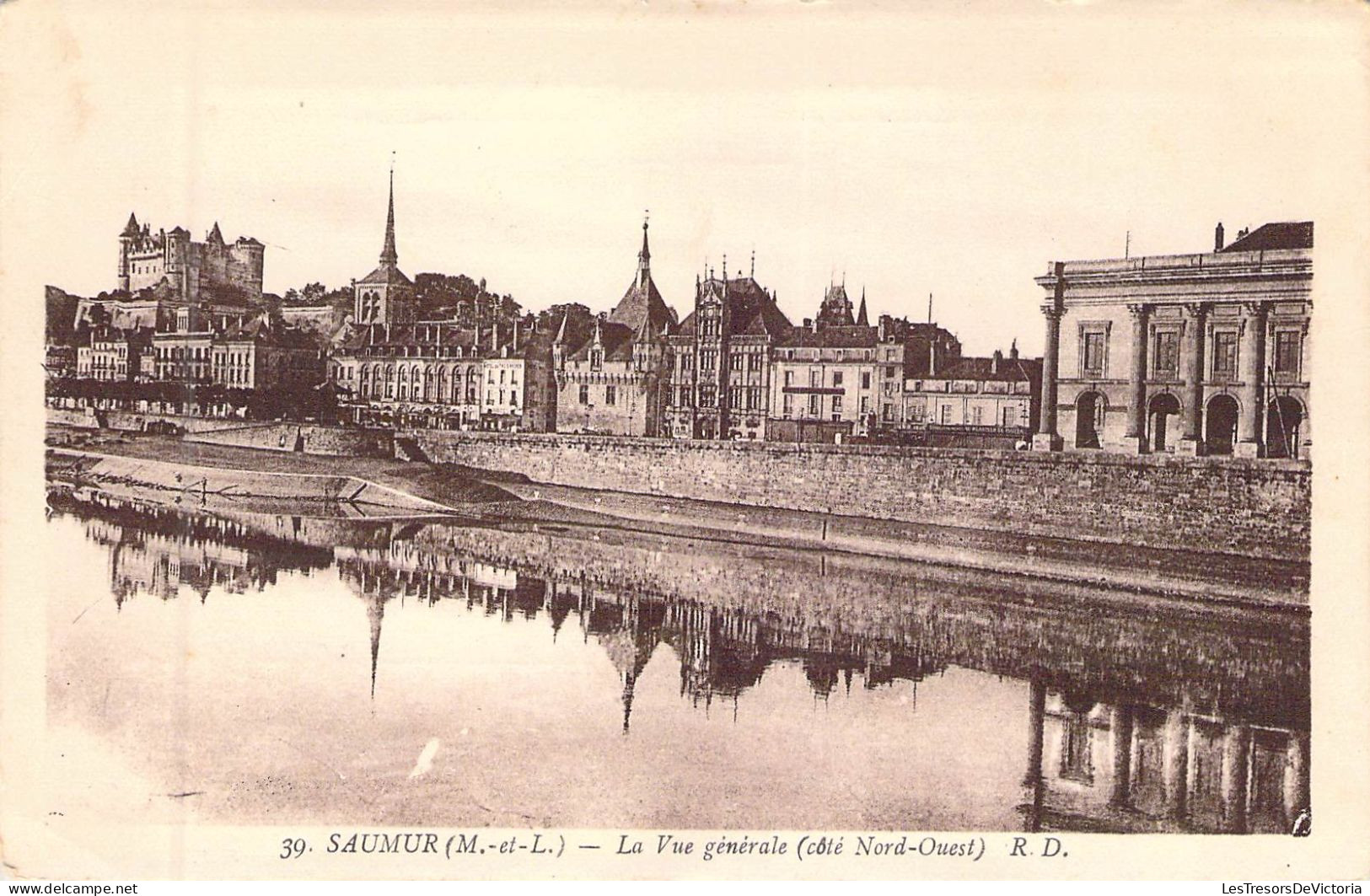 FRANCE - 48 - SAUMUR - La Vue Générale - R D - Carte Postale Ancienne - Saumur