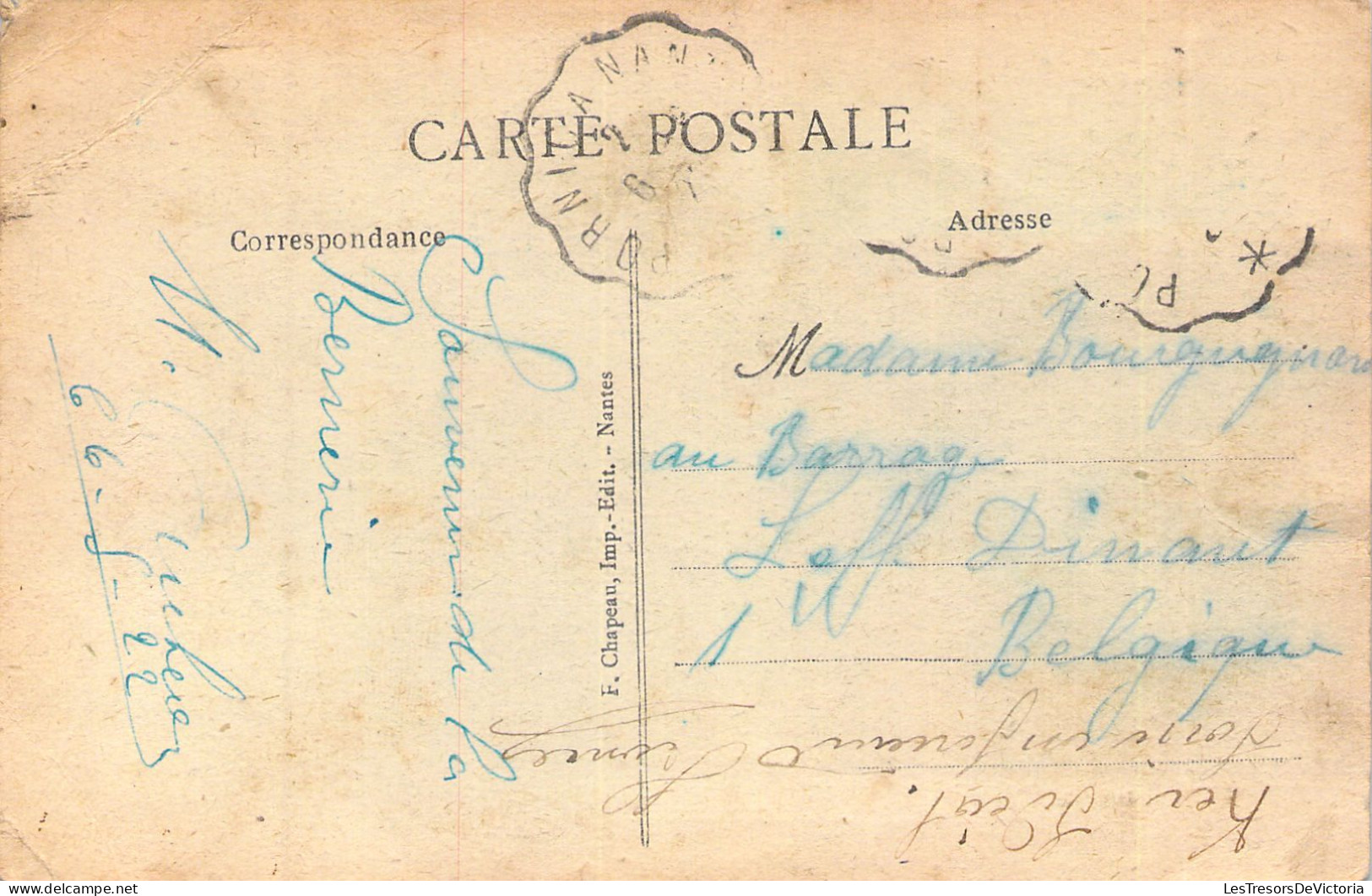 FRANCE - 44 - LA BERNERIE - Le Rocher De Crèvecoeur - Carte Postale Ancienne - La Bernerie-en-Retz
