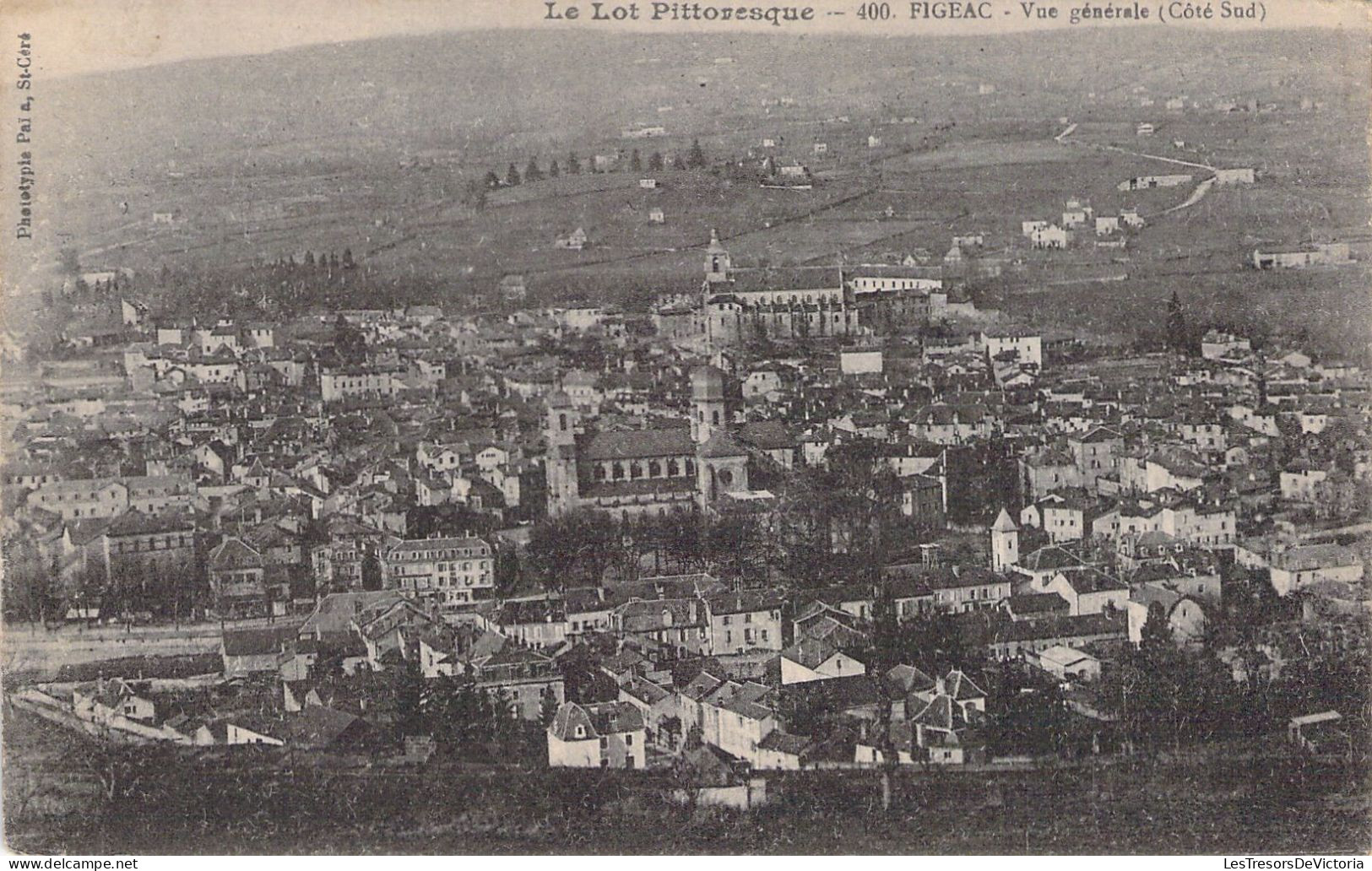 FRANCE - 46 - FIGEAC - Vue Générale Côté Sud - Carte Postale Ancienne - Figeac