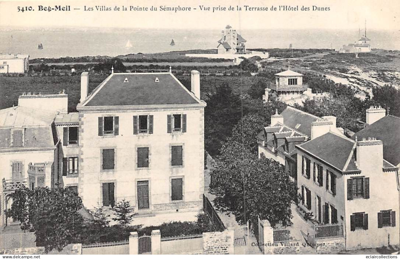 Beg Meil         29        Vue Prise De La Terrasse De L'Hôtel Des Dunes     N° 5410       (voir Scan) - Beg Meil