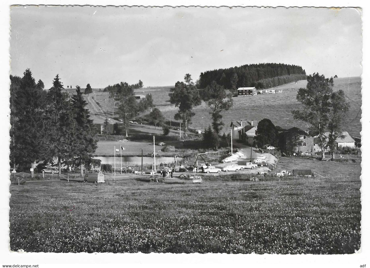 CPSM GOUVY, LAC DE CHERAPONT,  CAMPING - PECHE - PISCINE - CANOTAGE, RESTAURANT, BELGIQUE - Gouvy