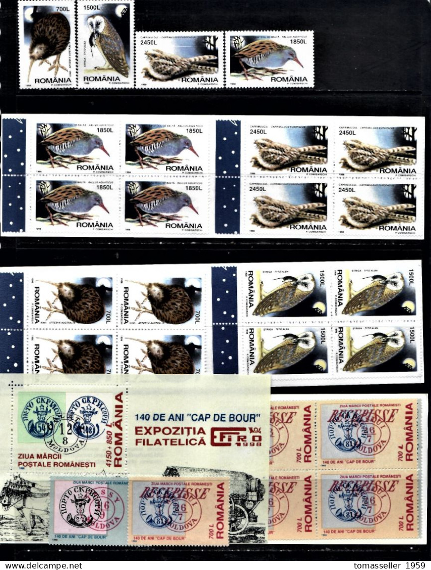 Romania- 1998 Full  Year Set - 27 Issues ( 75 St.+4 S/s+ 3 Bookl.).MNH** - Ganze Jahrgänge